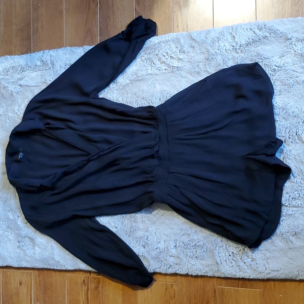Very J Black Romper Medium